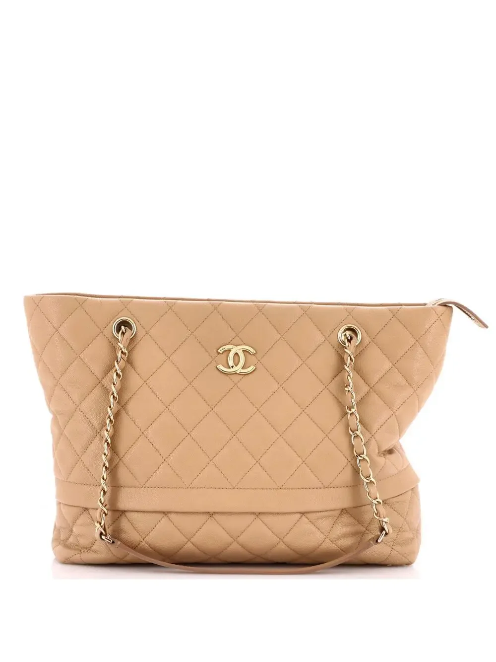 Chanel Rolled Up Tote Quilted Caviar #205256C37B